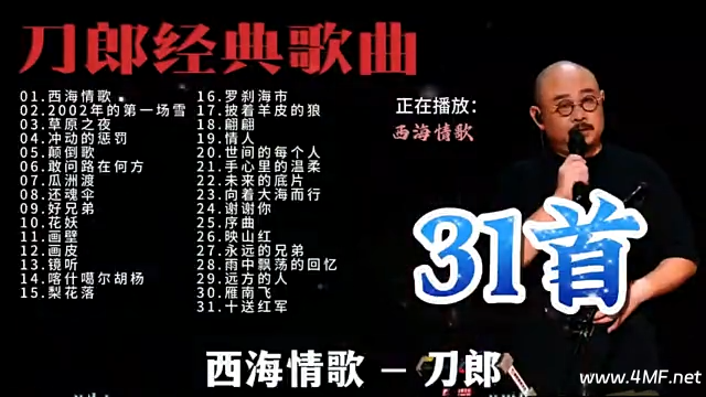 刀郎经典歌曲 2024 最火歌曲-绿动下载