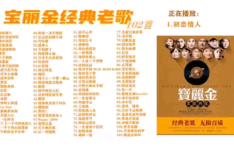 《宝丽金黑胶典藏》90年代的宝丽金经典老歌，流金岁月的经典。-绿动下载