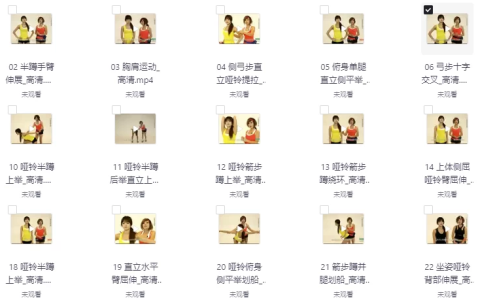 【学养生】塑身操全集视频课-绿动下载
