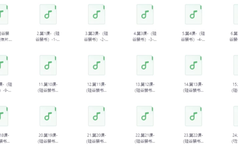 《世界上最神奇的24堂课》有声版 硅谷禁书MP3版-绿动下载