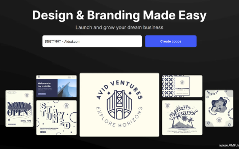 Design.com 免费在线AI生成LOGO设计网站-绿动下载
