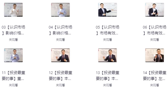 飞云金教课程合集包括股票和投资技巧-绿动下载