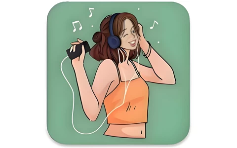 听·下音乐 Plus v2.1.9,一款插画UI音乐下载神器听下音乐-绿动下载