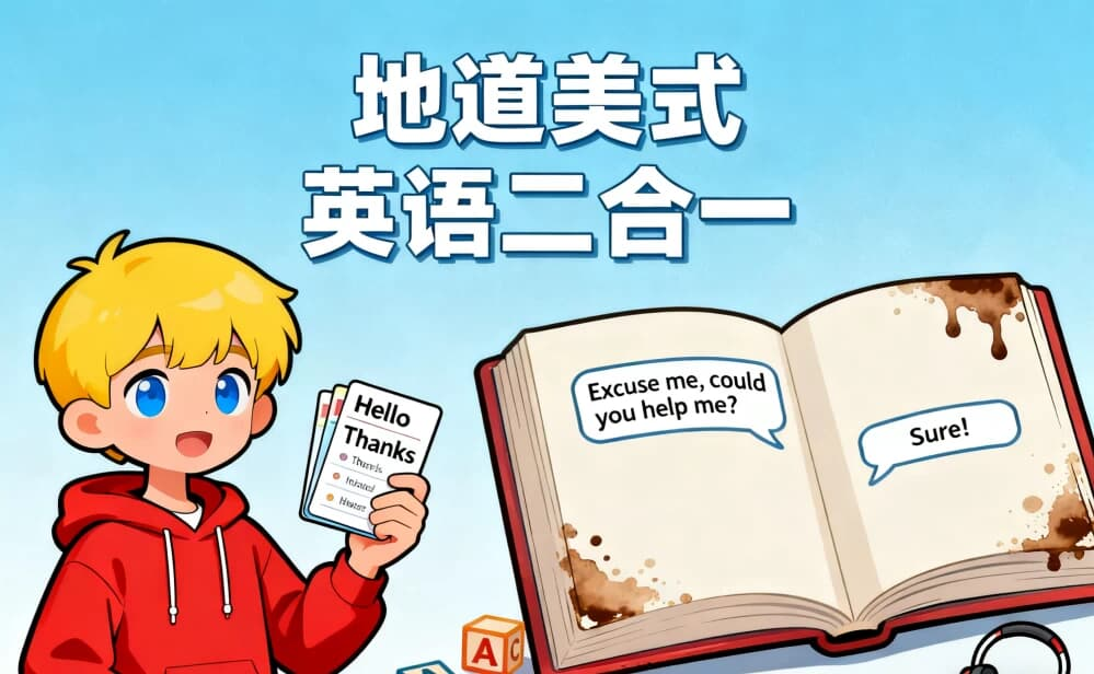 【学英语】地道美式英语二合一-绿动下载