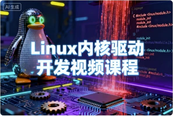 Linux内核驱动开发视频课程-绿动下载