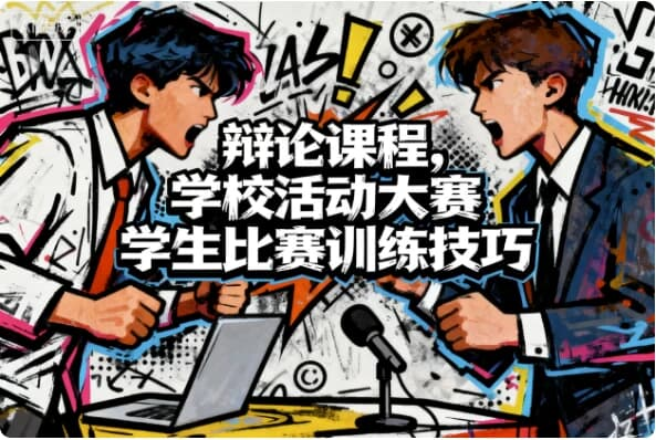 辩论课程,学校活动大赛学生比赛训练技巧-绿动下载