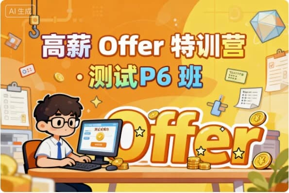 高薪 Offer 特训营 · 测试 P6 班-绿动下载