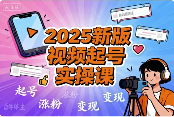 2025新版视频号起号实操课-绿动下载