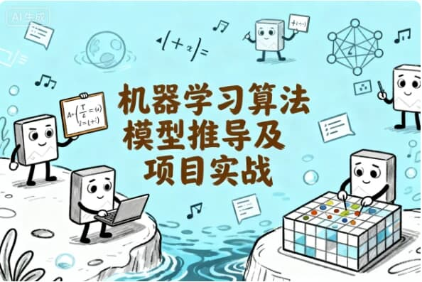 机器学习算法模型推导及项目实战-绿动下载