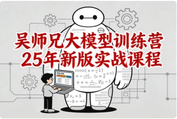 吴师兄大模型训练营 2025 新版|实战导向,从基础到行业落地-绿动下载