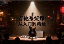 吉他系统课 从入门到精通-绿动下载