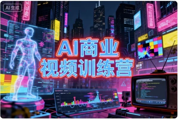 AI商业视频训练营|实战课程-绿动下载