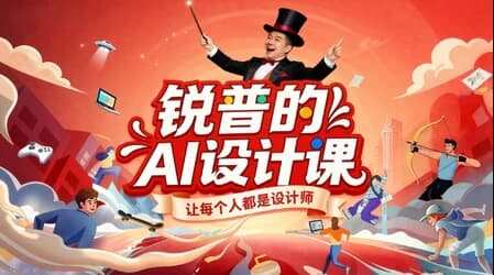 锐普的AI设计实战课,让每个人都是设计师-绿动下载