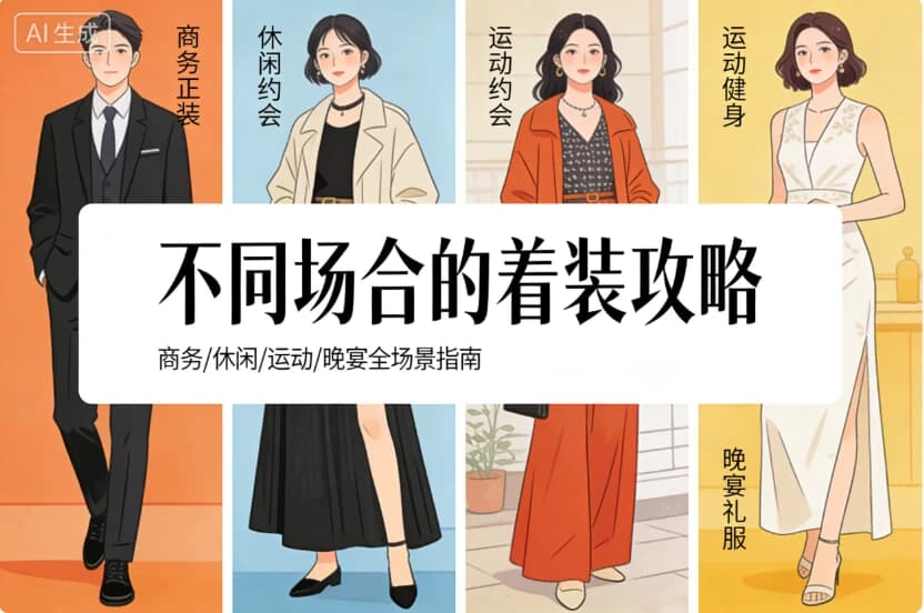不同场合的着装攻略,一站式提升气质与得体形象-绿动下载