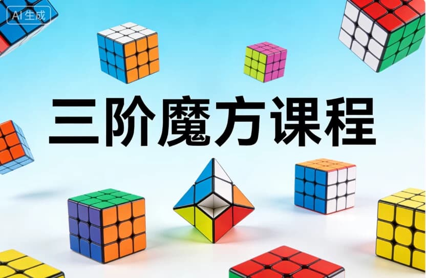 三阶魔方课程,手把手教会你-绿动下载