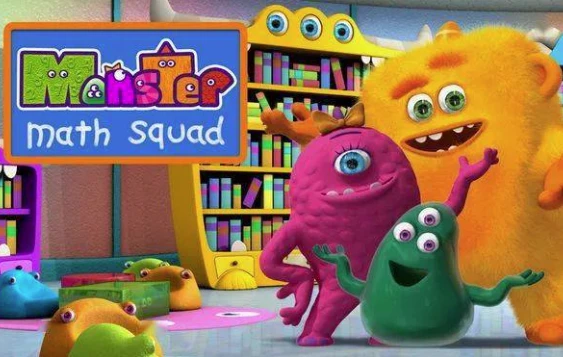 数学英语双料启蒙动画《Monster.Math.Squad 怪物数学小分队》-绿动下载