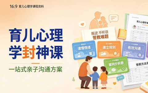 育儿心理学封神课,一站式解决叛逆+不听话等管教难题-绿动下载