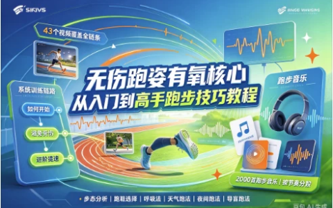 无伤跑姿有氧核心 从入门到高手跑步技巧教程-绿动下载