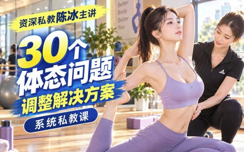 陈冰30个体态调整私教课-绿动下载