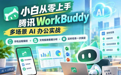 小白从零上手腾讯WorkBuddy-绿动下载